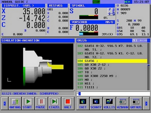 SPECTR TC-200M  LCD монитор 10,4” + manual guide i (Fanuc)  Служит для увеличения производительности за счёт сокращения суммарного времени на обработку чертежей перед началом изготовления и может использоваться как для простых, так и для сложных т...